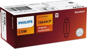 Žárovka, osvětlení poznávací značky PHILIPS 13844CP