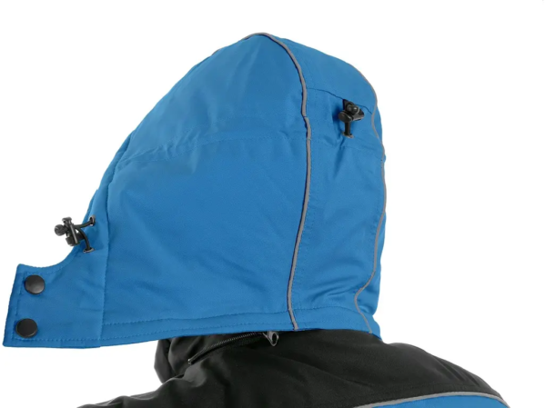 Bunda CXS BALTIMORE, pánská, středně modrá - černá, vel. S-3XL