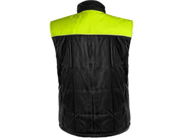 Vesta CXS SEATTLE, pánská, zimní, fleece, černo-žlutá, vel. M-3XL