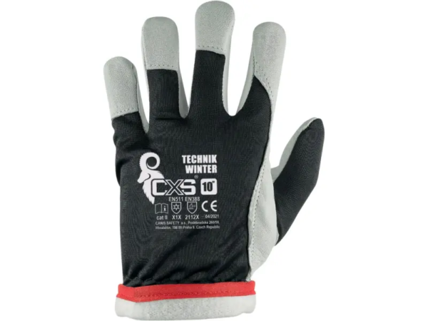 Rukavice CXS TECHNIK WINTER, zimní, kombinované, vel. 08-11