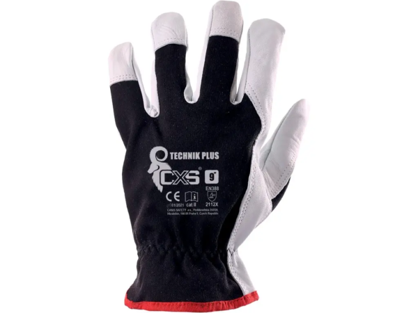 Rukavice CXS TECHNIK PLUS, kombinované, vel. 07-11
