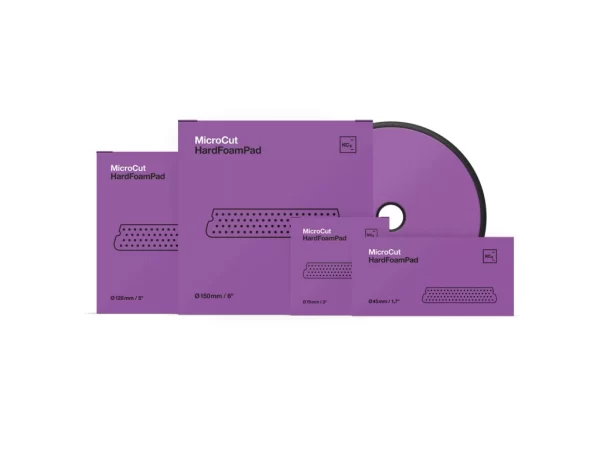 Leštící kotouč Micro Cut tvrdý pěnový fialový Koch Chemie 126x25 mm